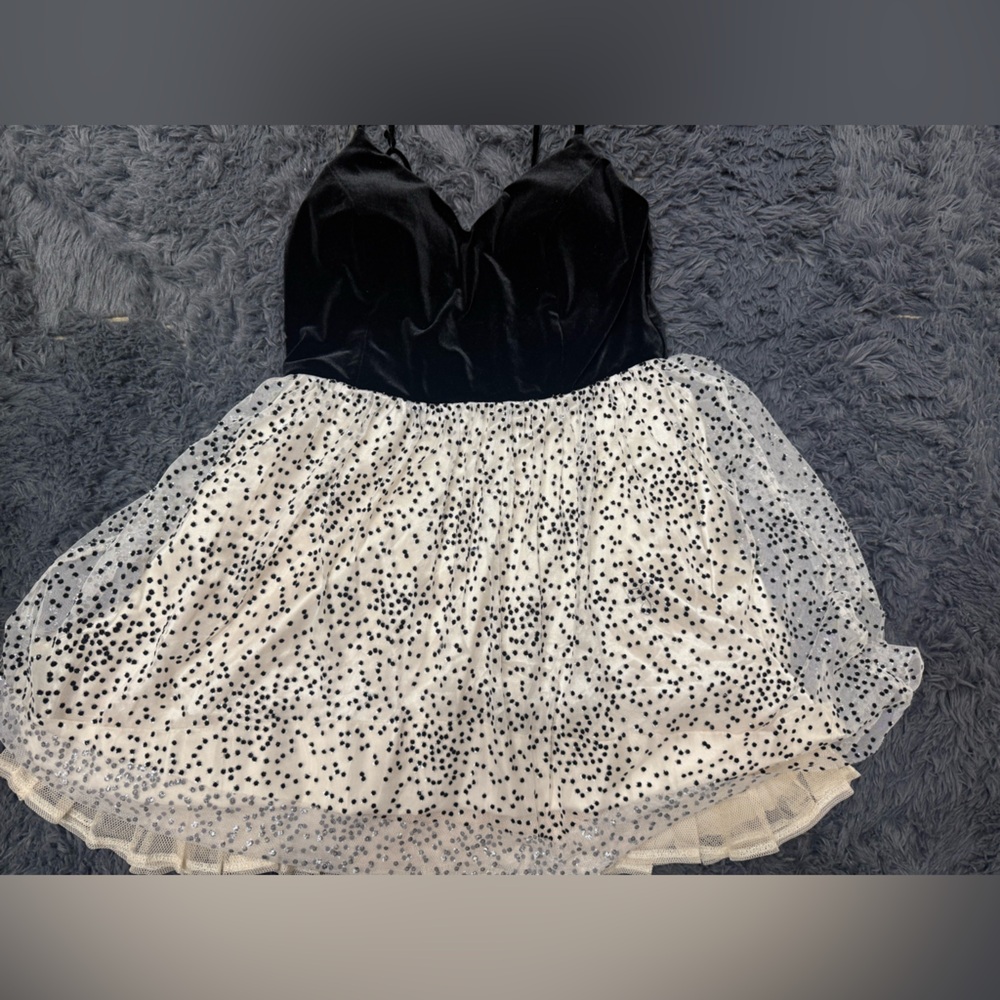 Beautiful Velvet and Tulle Part Dress!